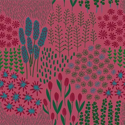 Abstract flower field