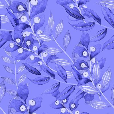 Purple vines with berries