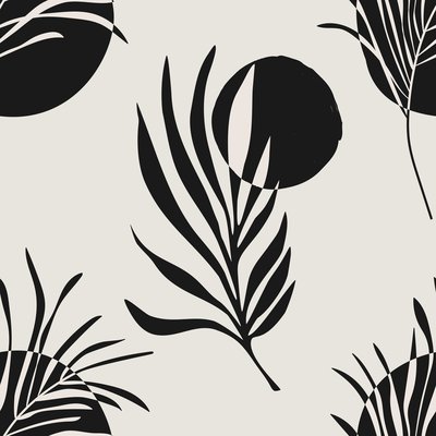 Minimalist Seamless Botanical Pattern