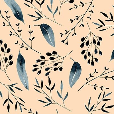 Black branches and leaves