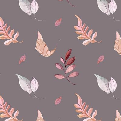 Watercolor autumn leaves