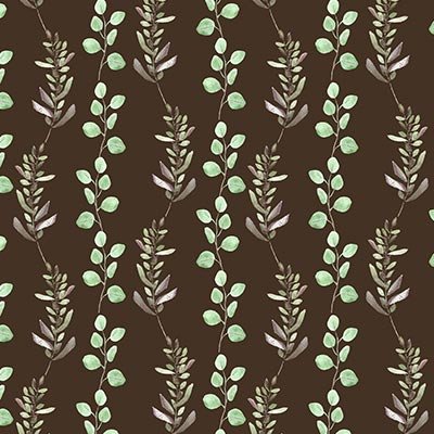 Watercolor vines in lines