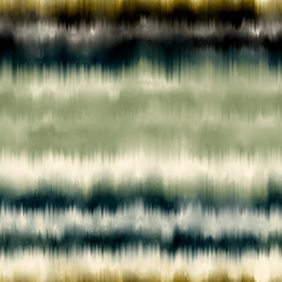 Green, Blue and Brown Tie-Dye Stripes