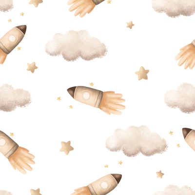 Spaceships, stars and clouds