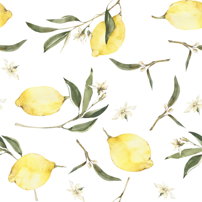 Watercolor lemons