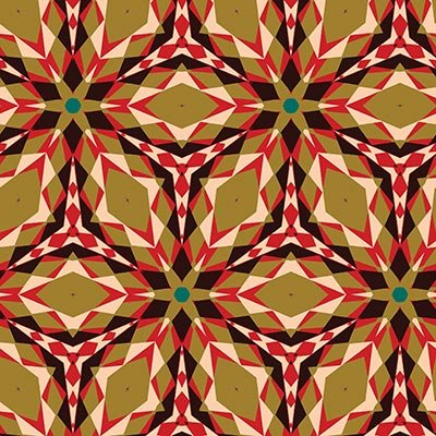 Yellow-red kaleidoscope