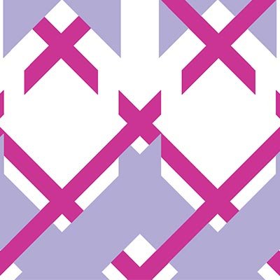 Geometric checkered lines