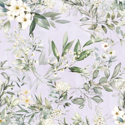 White flowers on light gray