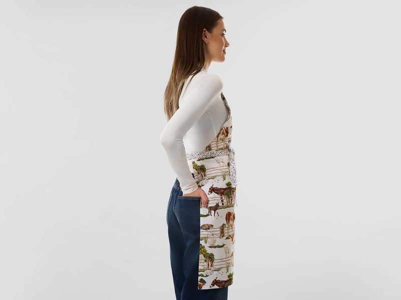 All-Over Print Apron - Cotton Panama image 3