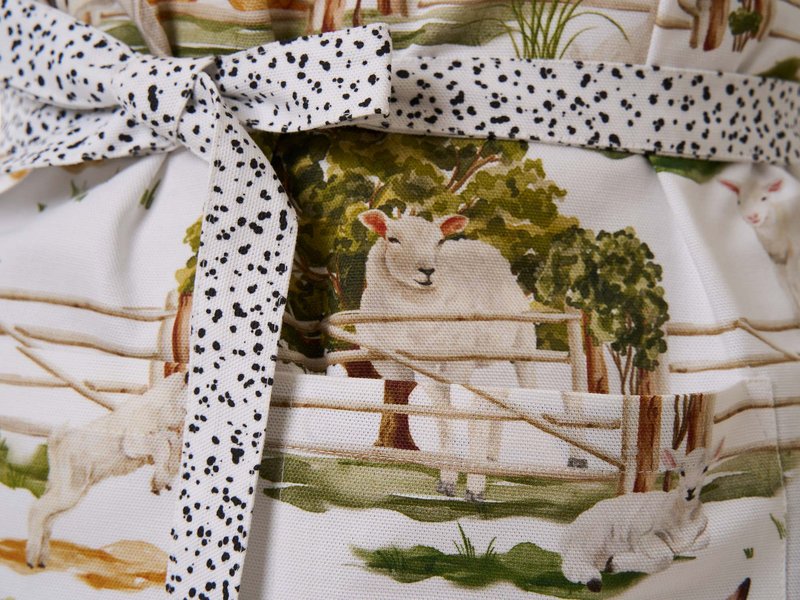 All-Over Print Apron - Cotton Panama image 4