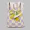 All-Over Print Natural Color Cotton Canvas Tote Bag image 1