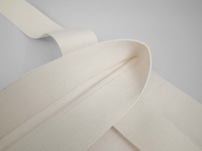 All-Over Print Natural Color Cotton Canvas Tote Bag image 2