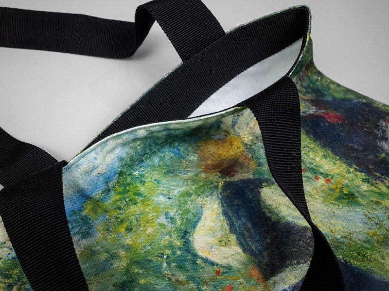 All-Over Print Cotton Canvas Tote Bag image 4