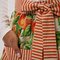 All-Over Print Half Apron With Ruffles - Pure Linen image 6