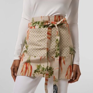All-Over Print Linen Half Waist Apron hover
