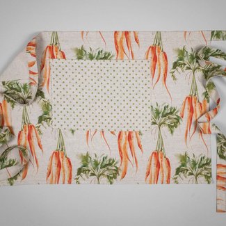 All-Over Print Linen Half Waist Apron hover