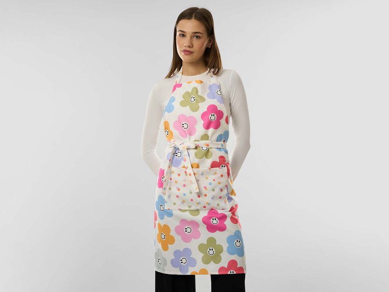 All-Over Print Linen Look Apron image 2