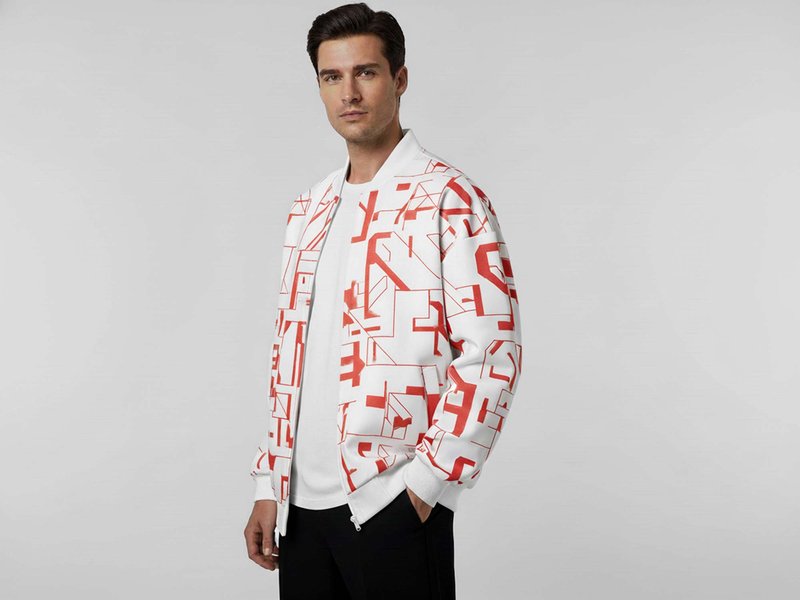 All-Over Print Men's Softshell Bomber image 1