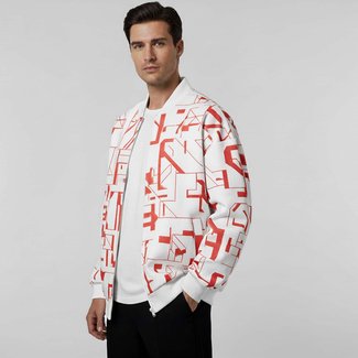 All-Over Print Men's Softshell Bomber hover