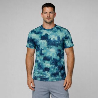 All-Over Print Regular Fit Cotton T-Shirt hover