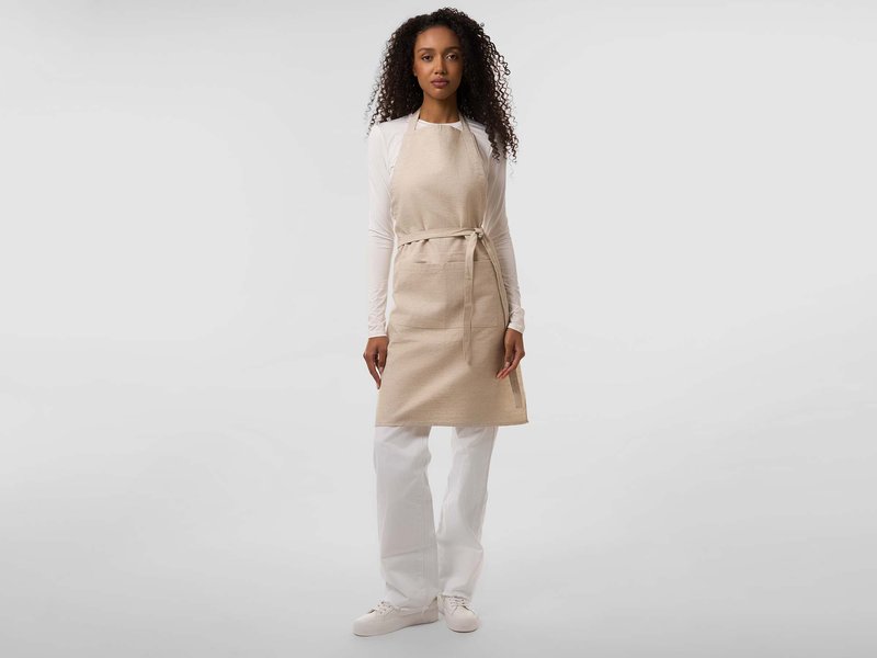 All-Over Print Rustic Linen Apron main image