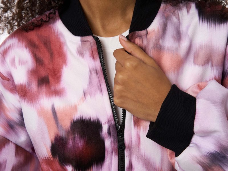 All-Over Print Sherpa Bomber image 5