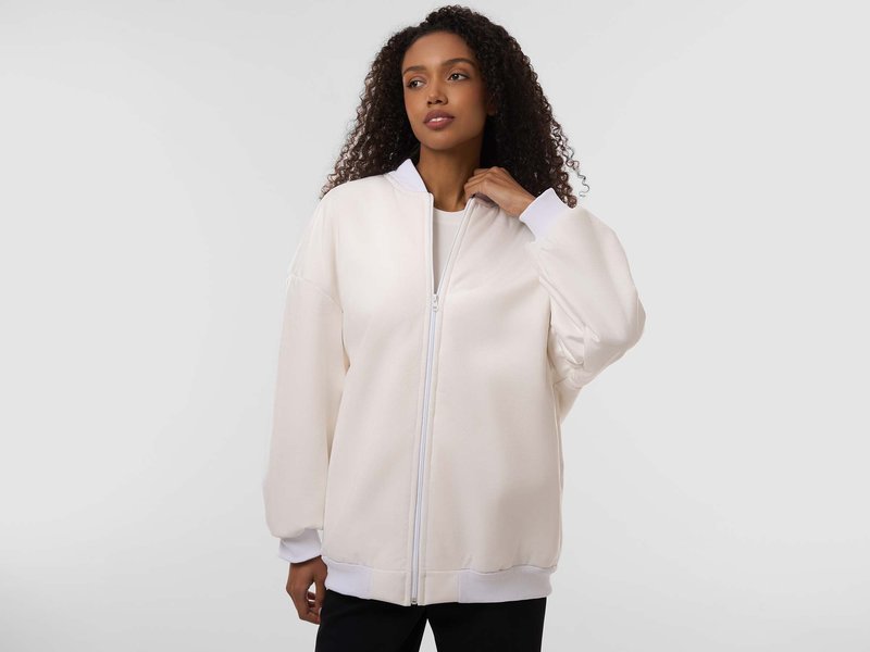 All-Over Print Sherpa Bomber image 6