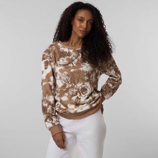 All-Over Print Women's Cotton Sweatshirt hover