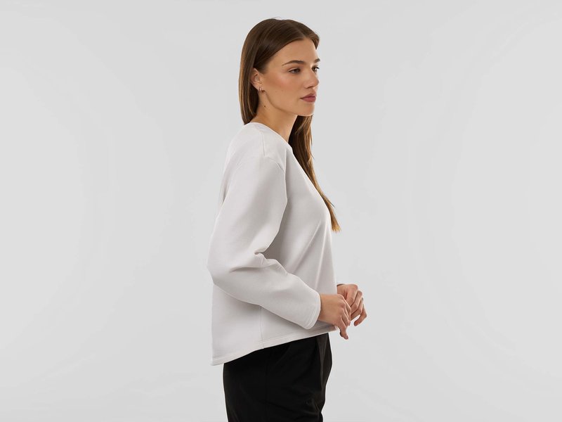 All-Over Print Cropped Sweatshirt image 1