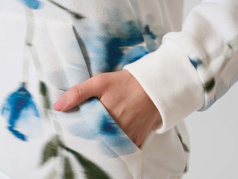 All-Over Print Women's French Terry Hoodie image 5