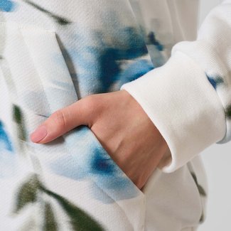 All-Over Print Women's French Terry Hoodie hover