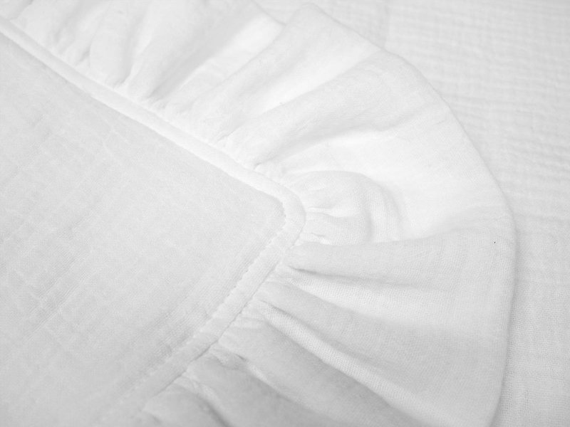 Cotton Baby Blanket with Ruffle image 1
