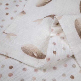 Cotton Baby Swaddle Blanket hover