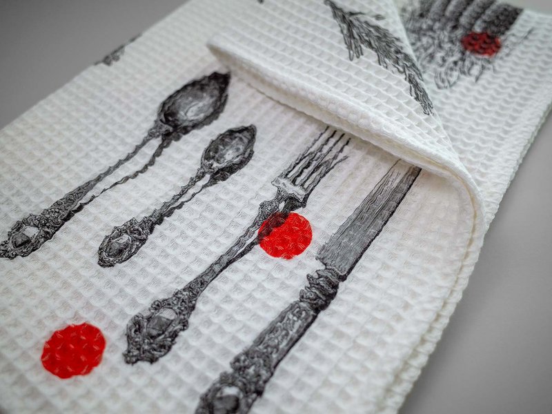 Cotton Waffle Kitchen Towels image 5