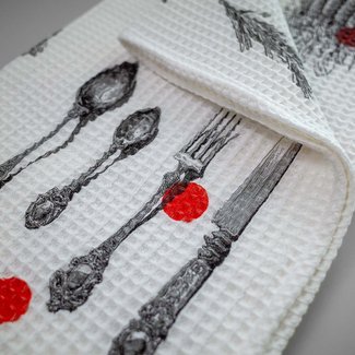 Cotton Waffle Kitchen Towels hover