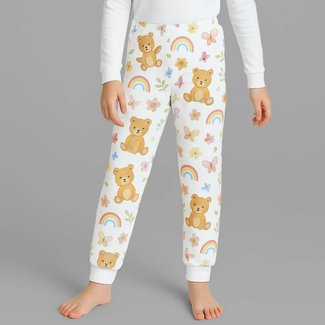 Custom Cotton Kids Pajama Pants – All-Over Print hover
