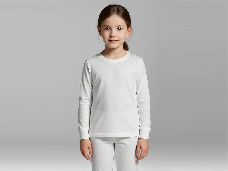 Custom Cotton Kids Pajama Top – All-Over Print main image