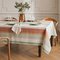 Custom Printed Everyday Linen Look Tablecloth image 1