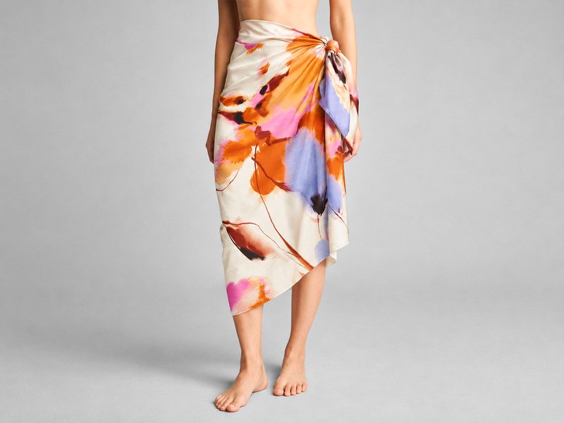 Custom Faux Silk Pareo image 2
