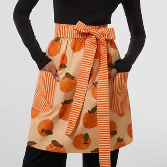 All-Over Print Vintage Half Apron - Cotton Twill hover