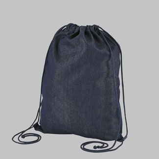Custom Printed Cotton Drawstring Backpack (DTF) hover