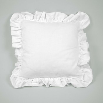 Linen Cotton Pillowcase with Ruffle