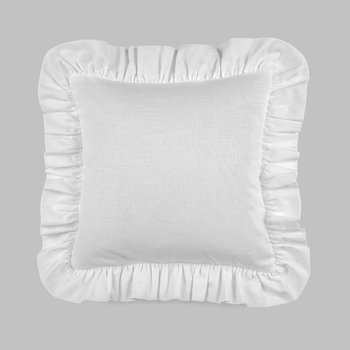 Linen Cotton Pillowcase with Ruffle