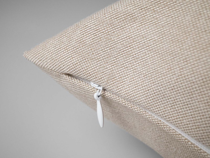 Linen Look Cotton Pillowcase image 1