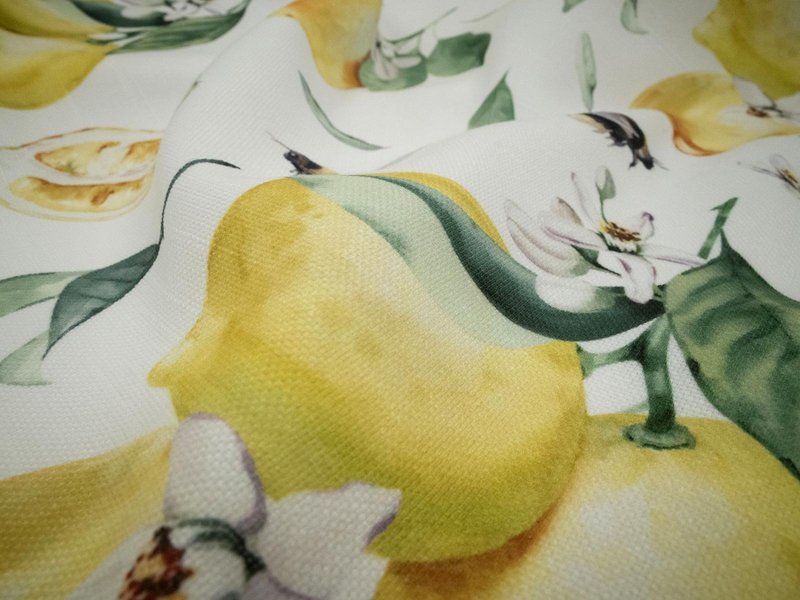 Custom Printed Linen Look Tablecloth image 2