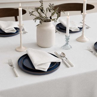 Linen Look Tablecloth