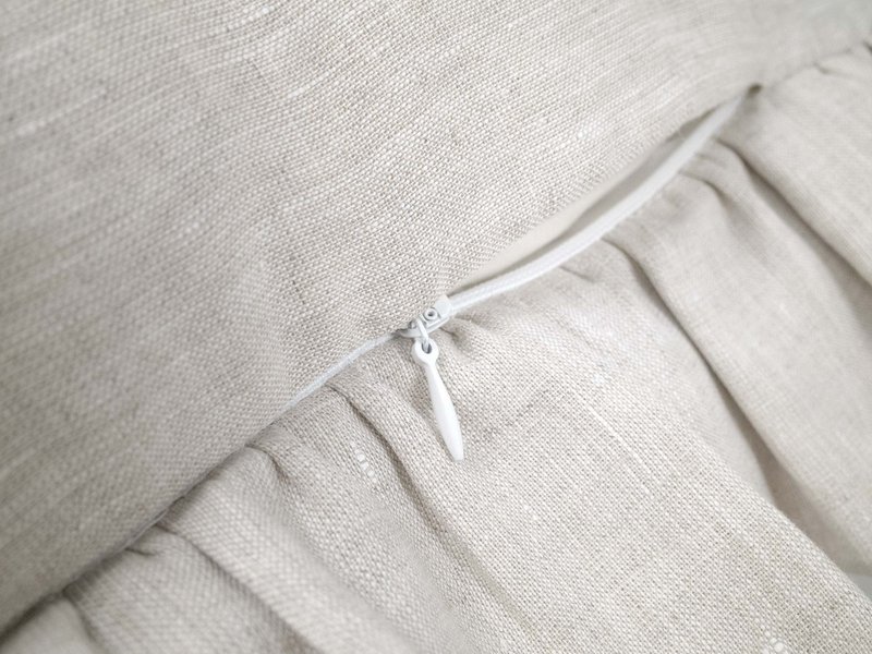 Pure Linen Ruffled Pillowcase image 1