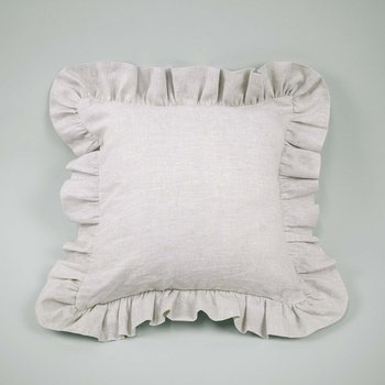 Pure Linen Ruffled Pillowcase