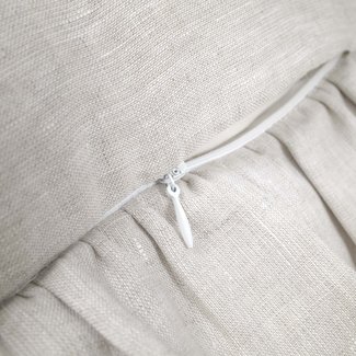 Pure Linen Ruffled Pillowcase hover