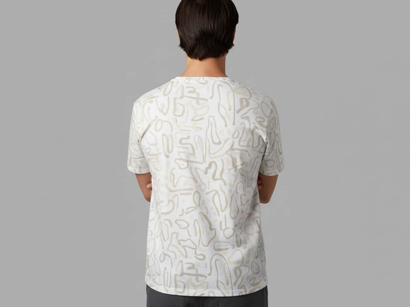 All-Over Print Oversized Cotton T-Shirt image 2